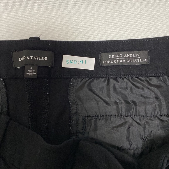 Womens Black Lord & Taylor Trousers Size 8 - Picture 6 of 14